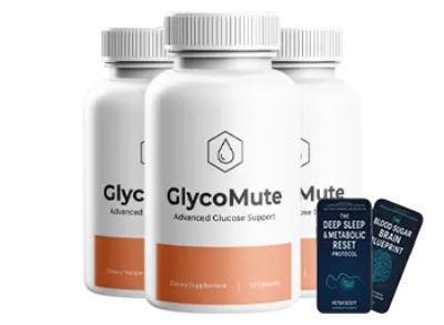 GlycoMute dietary formula bottle for healthy blood sugar balance – official product featured on glycomuted.com